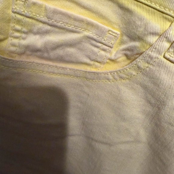 Bnwt 1xTricot Yellow acid wash Jean Mini Skirt - Picture 3 of 4